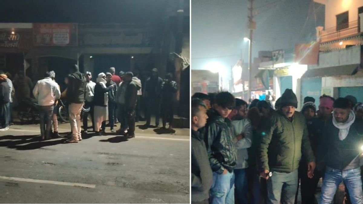 आजमगढ़ सड़क हादसा: गंभीरपुर बाजार में तेज रफ्तार ट्रेलर की चपेट में आए दो बाइक सवार युवक।